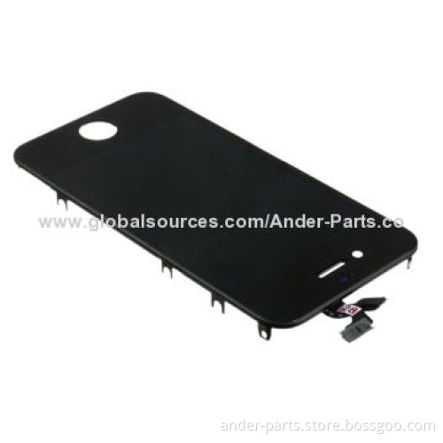 For iPhone 4S LCD Screen + Touch Digitizer Panel, Preassembled, White Frame and LCD Preattached